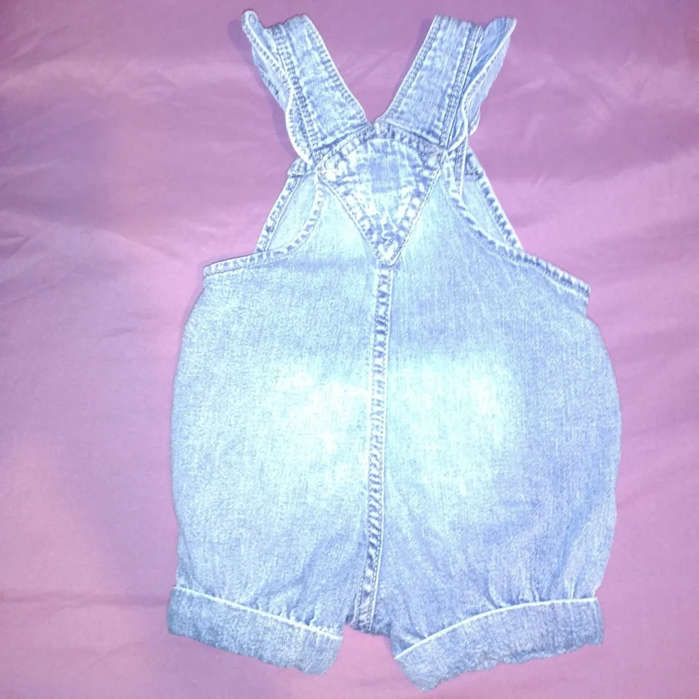 Vintage Gap Denim Overalls For Baby